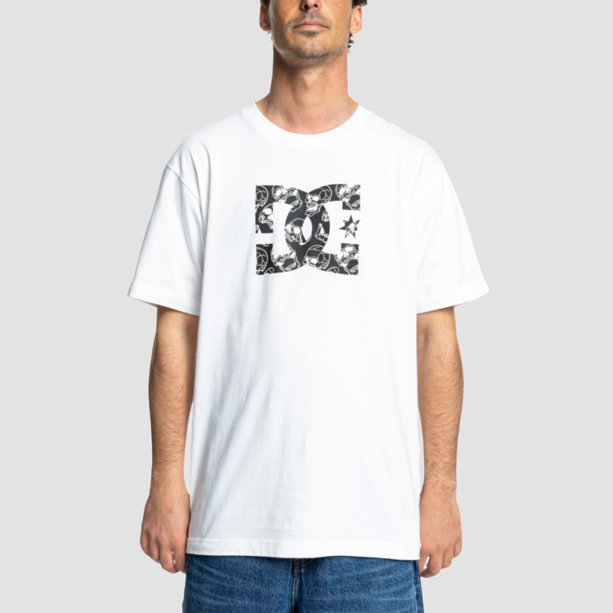 DC Star Skully T-Shirt White