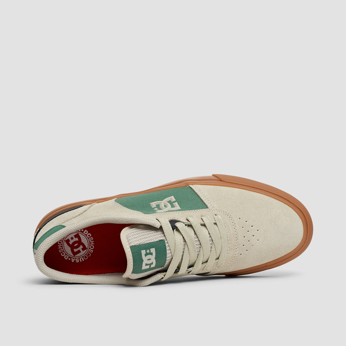 DC Teknic S Shoes - Tan/Green