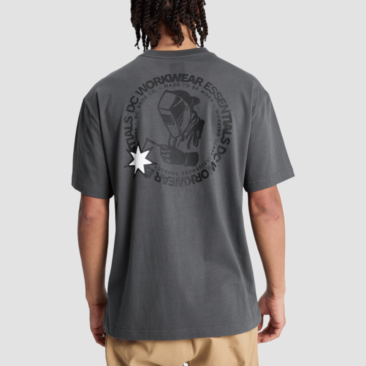 DC Tig Master T-Shirt Dark Shadow