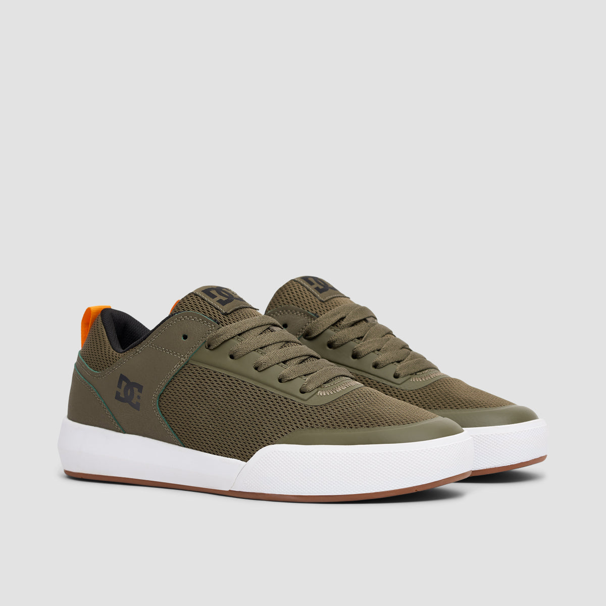 DC Transit Shoes - Olive/White