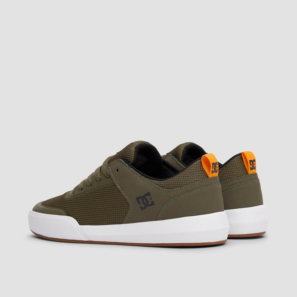 DC Transit Shoes - Olive/White