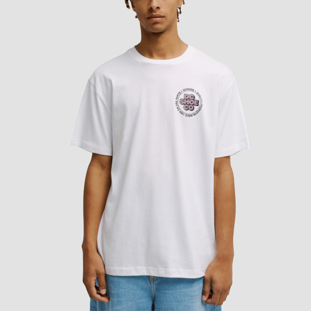 DC Work Circle T-Shirt White