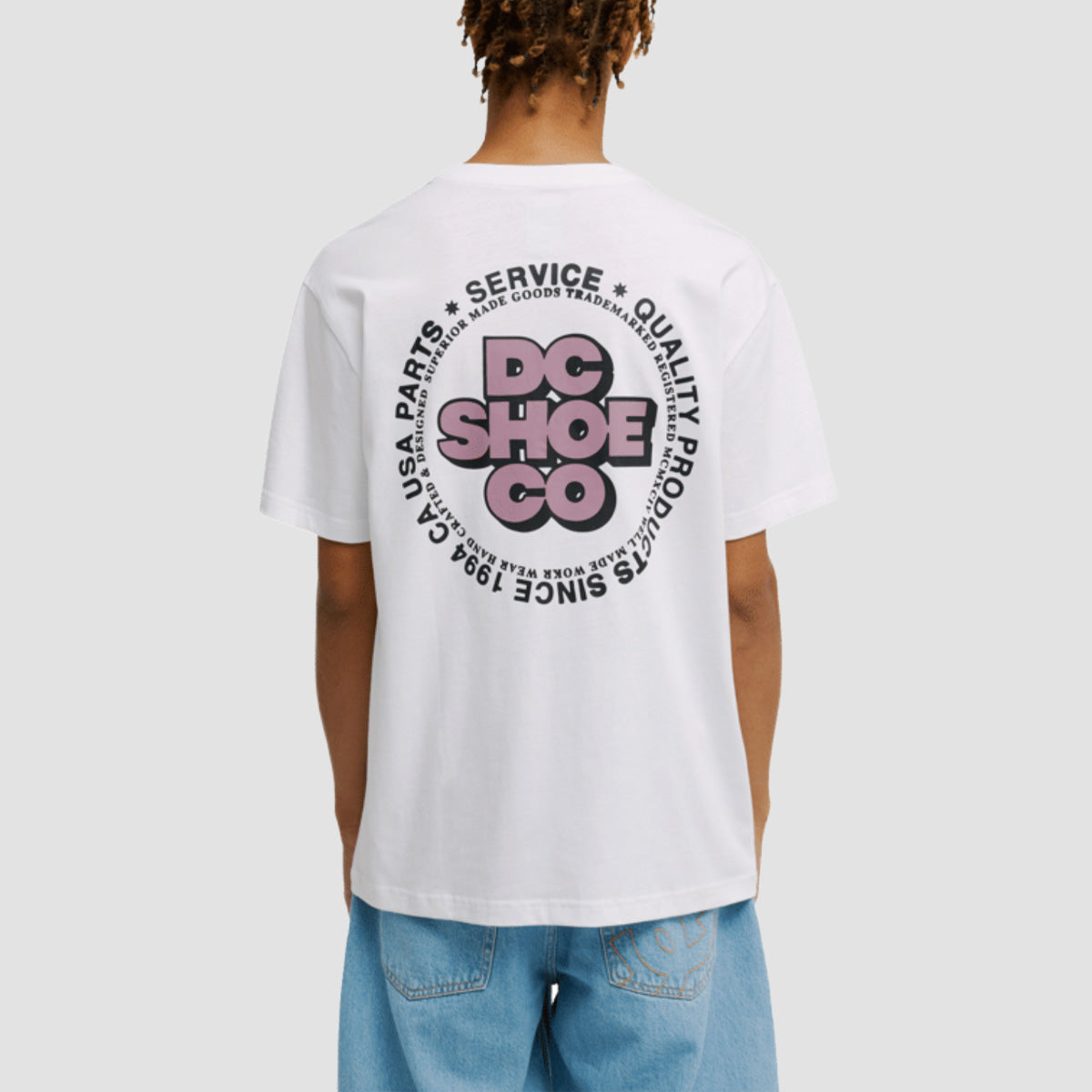 DC Work Circle T-Shirt White