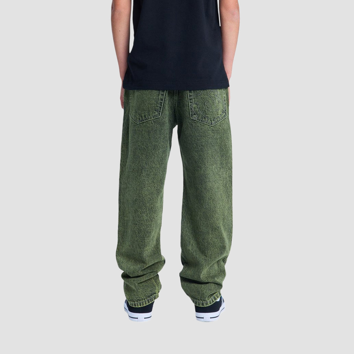 DC Worker Baggy Fit Jeans Bronze Green - Kids