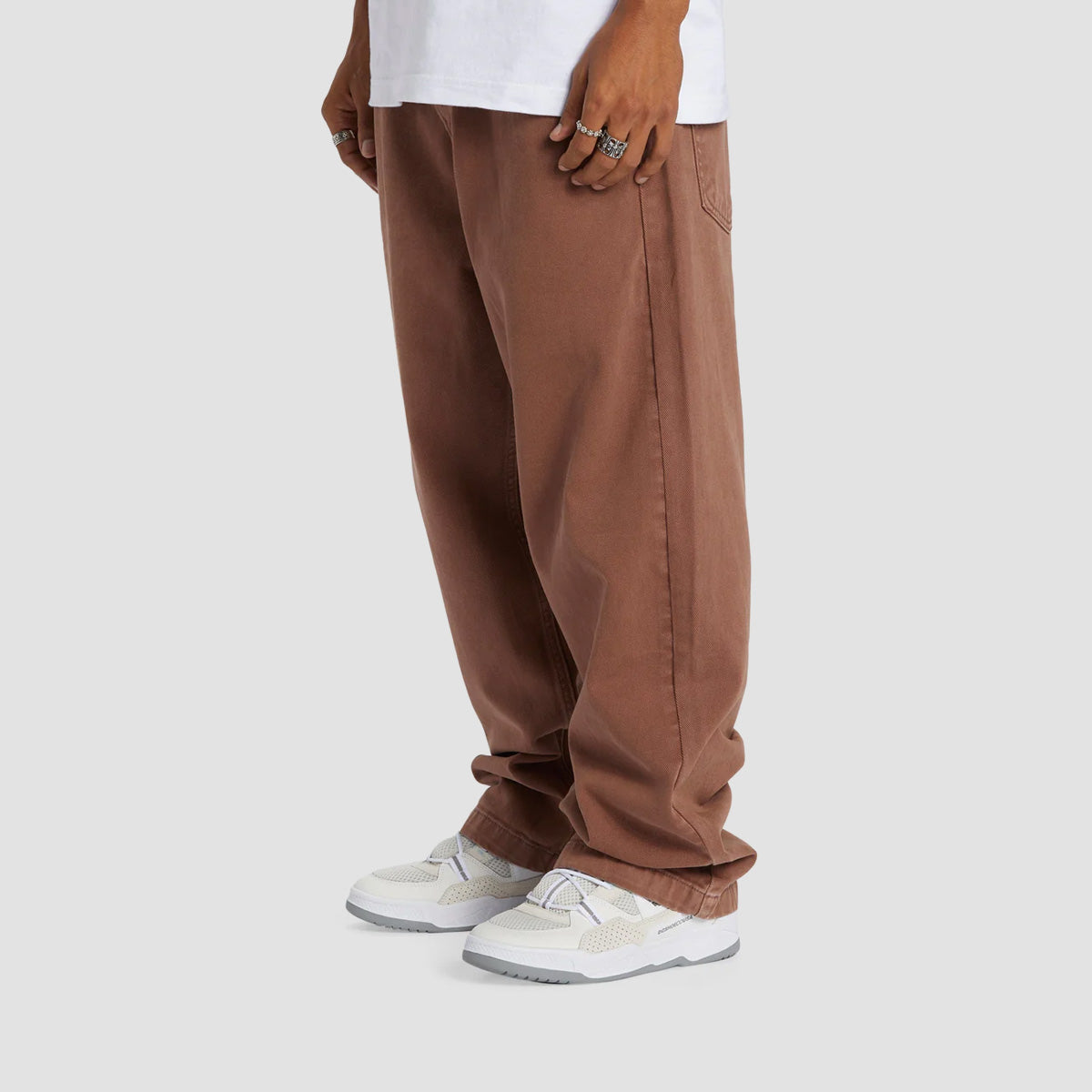 DC Worker Baggy Fit Jeans Plum Overdye