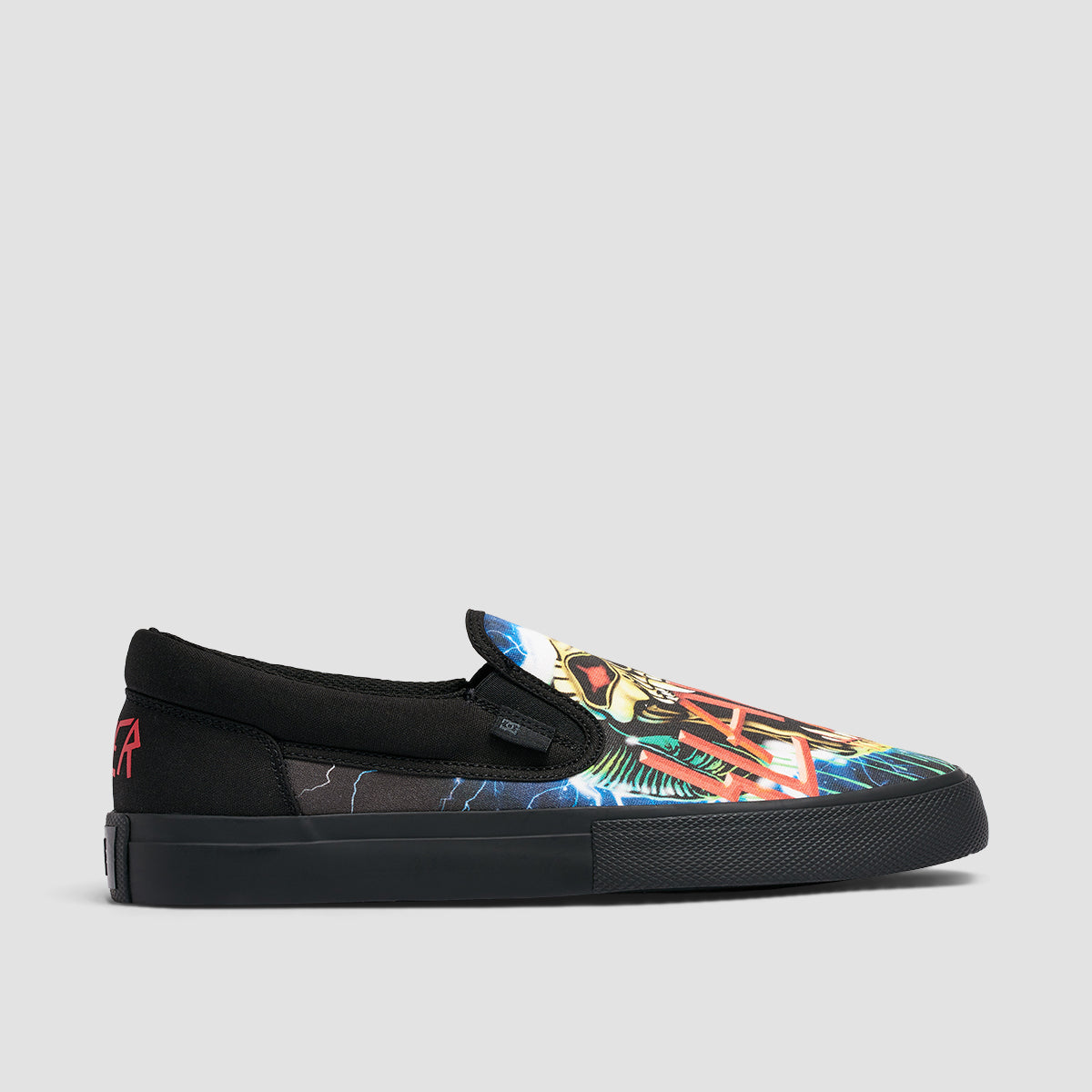 DC X Slayer Manual Slip On Shoes - Black/Black/Green