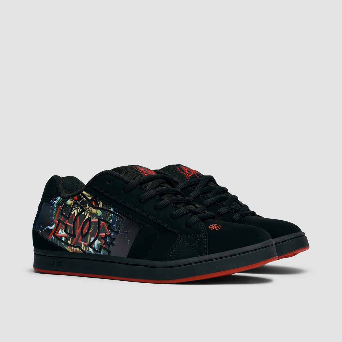 DC X Slayer Net Shoes Black/Red 6uk Black/Red - Main Image