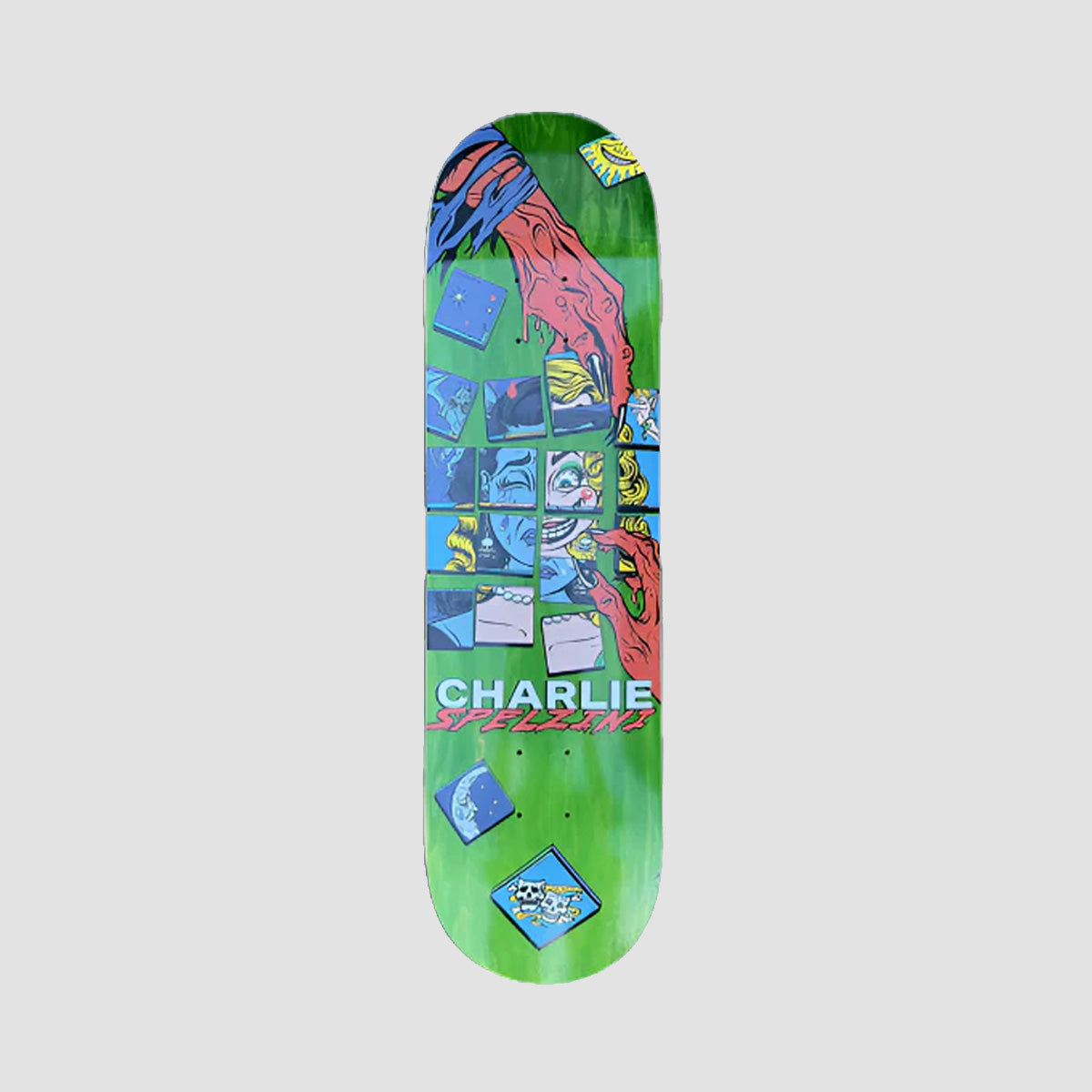 Death Charlie Spelzini Interchangeable Skateboard Deck - 8.5"