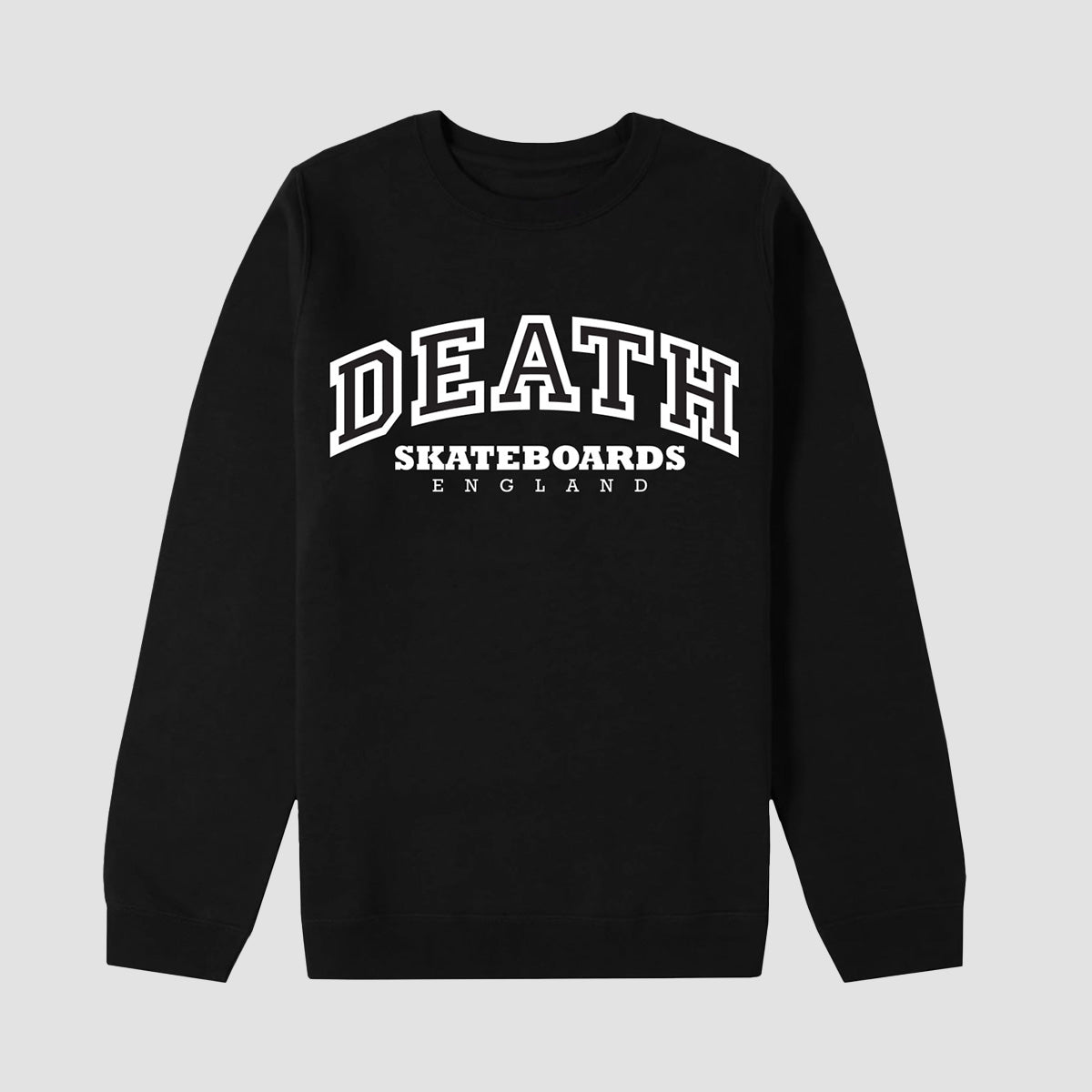 Death College Crew Sweatshirt Black