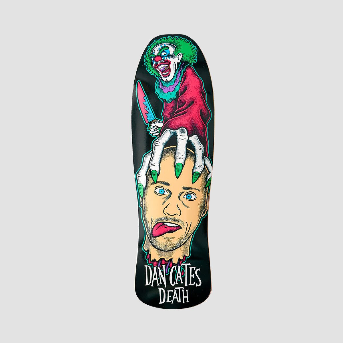 Death Dan Cates Killer Clown 2 Skateboard Deck - 9.375"