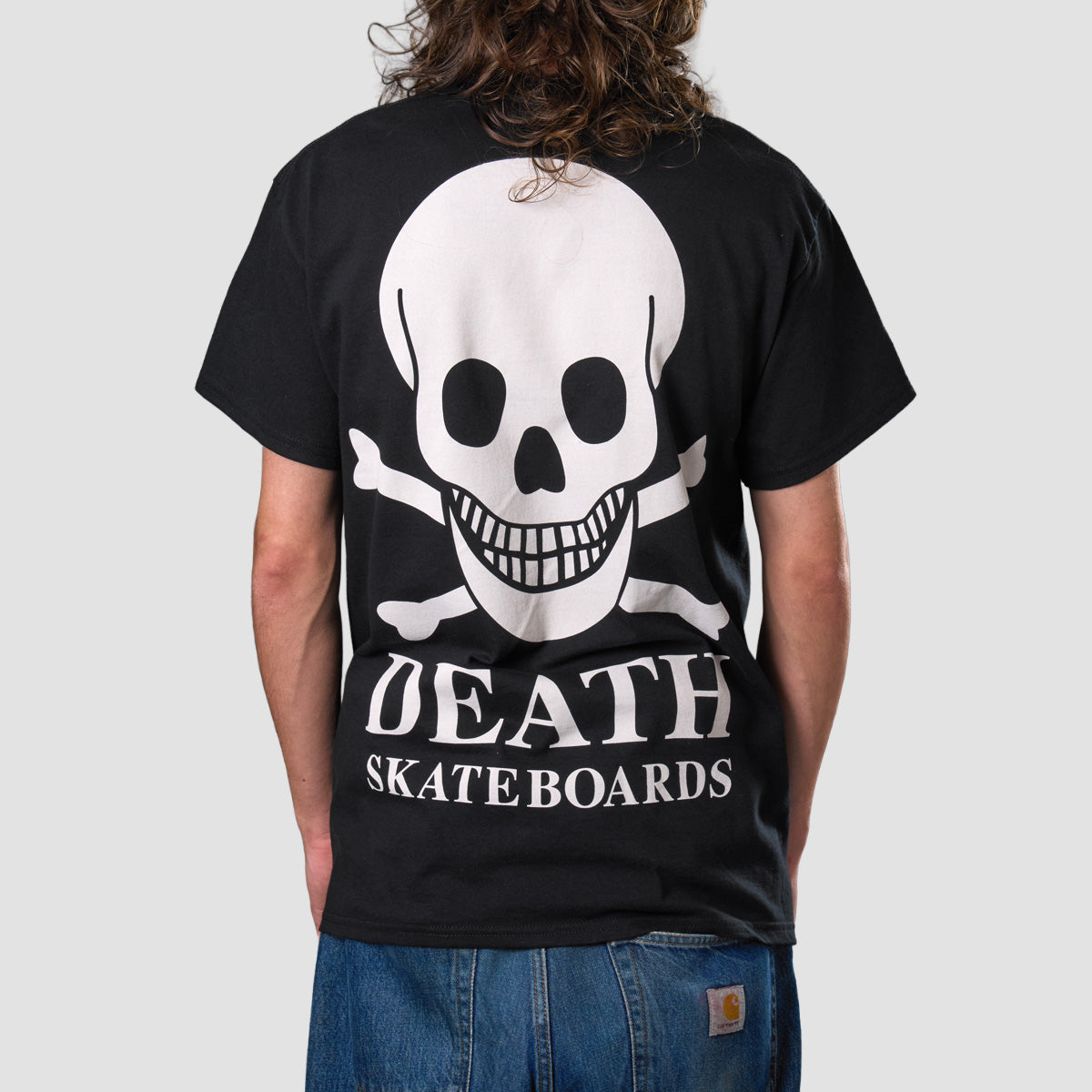 Death OG Skull Backprint T-Shirt Black/White