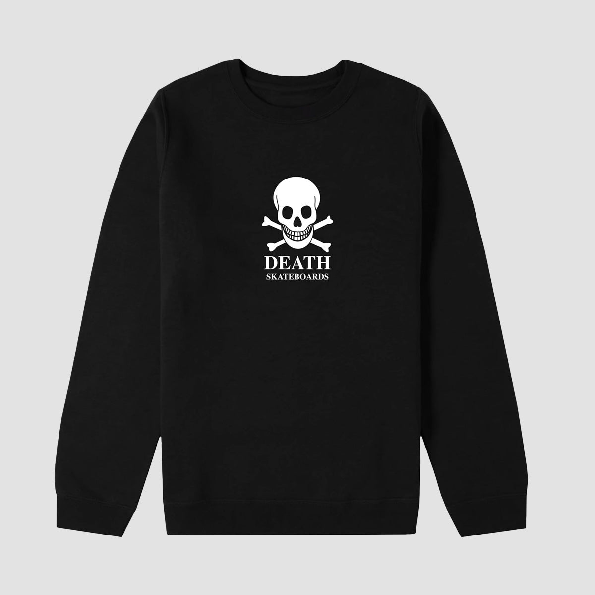 Death OG Skull Crew Sweatshirt Black