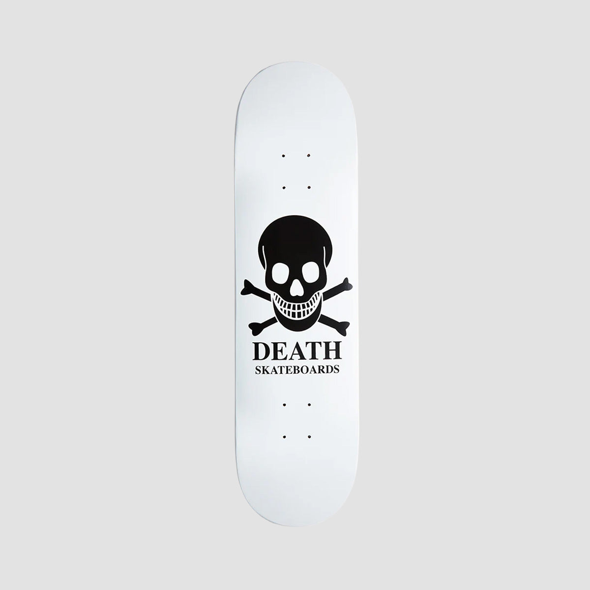 Death OG Skull Skateboard Deck White - 8.625"