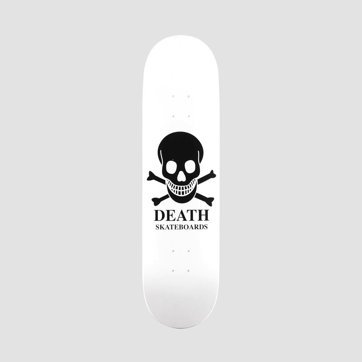 Death OG Skull Skateboard Deck White - 8.25"