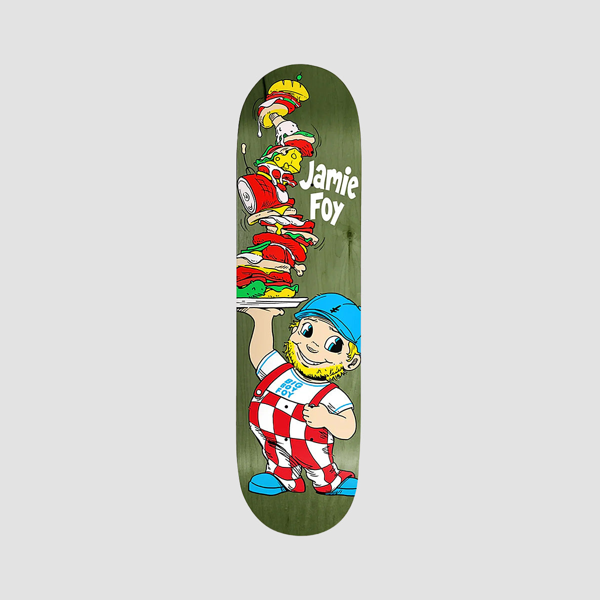 Deathwish Big Boy Foy Skateboard Deck Various Stains - 8.25"