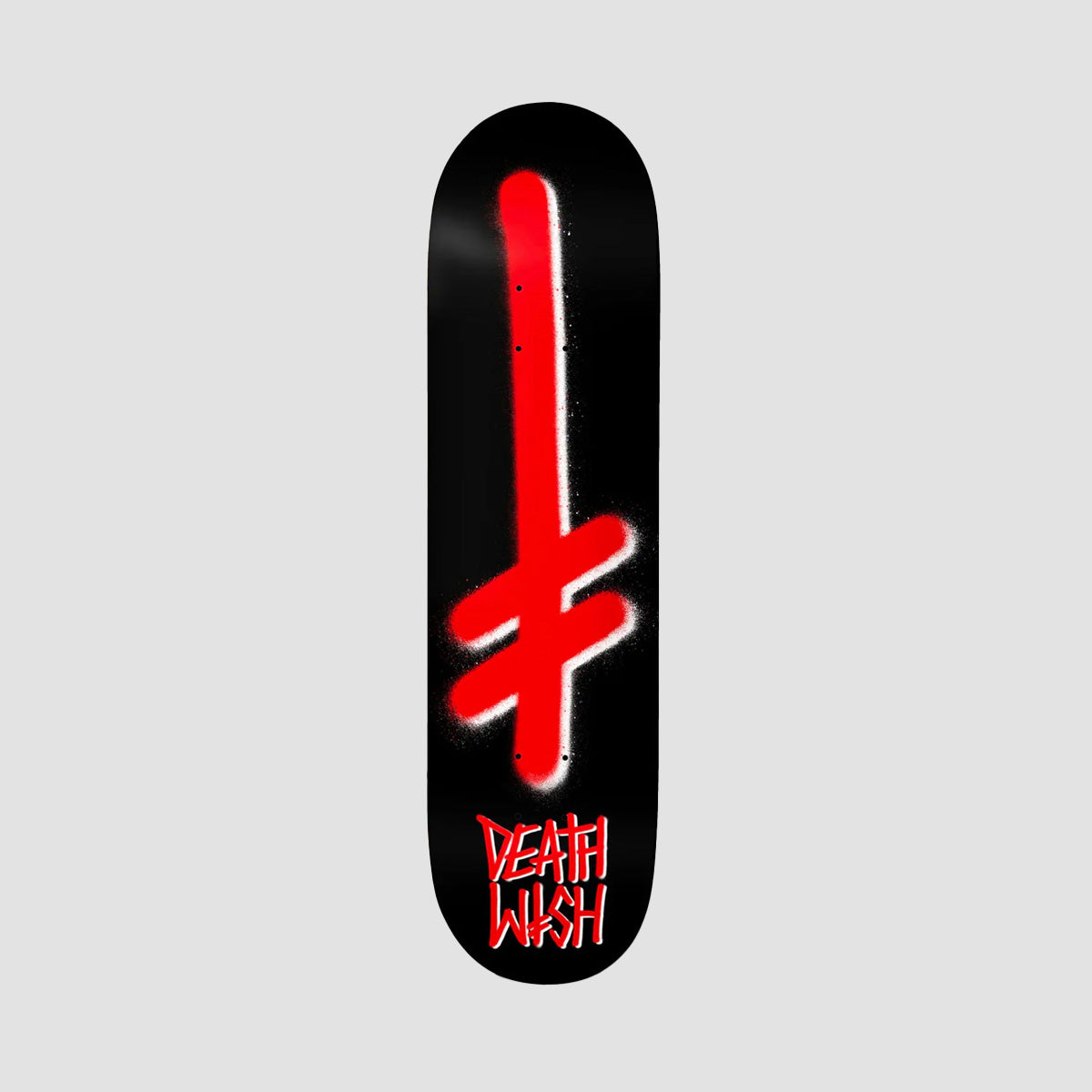 Deathwish Gang Logo Skateboard Deck Black/Red - 8.25"