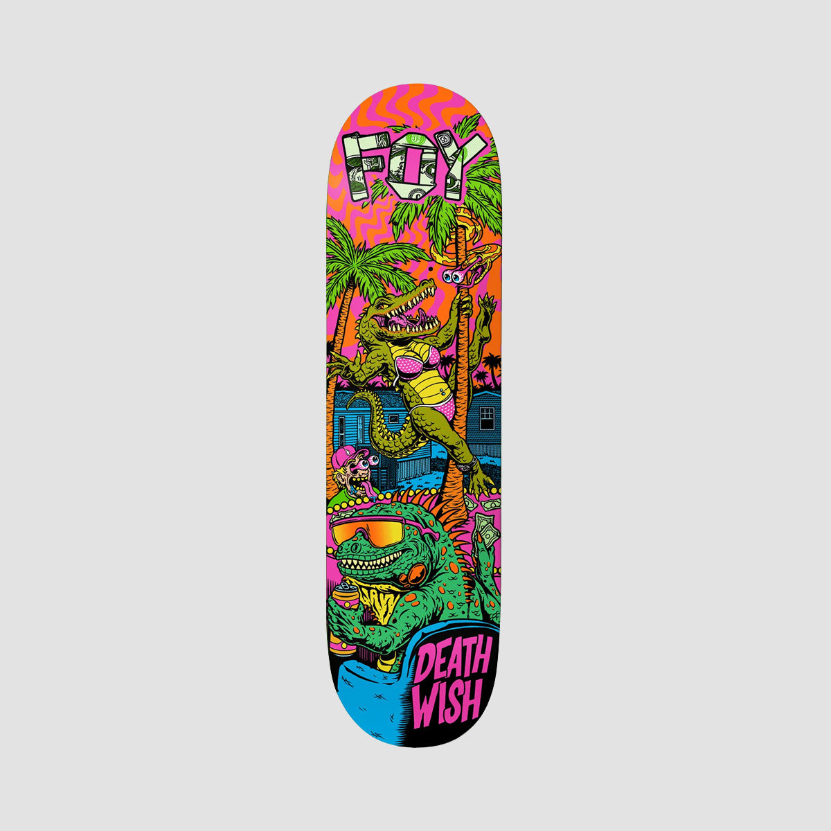 Deathwish Jamie Foy Dysfunction Skateboard Deck - 8.25"