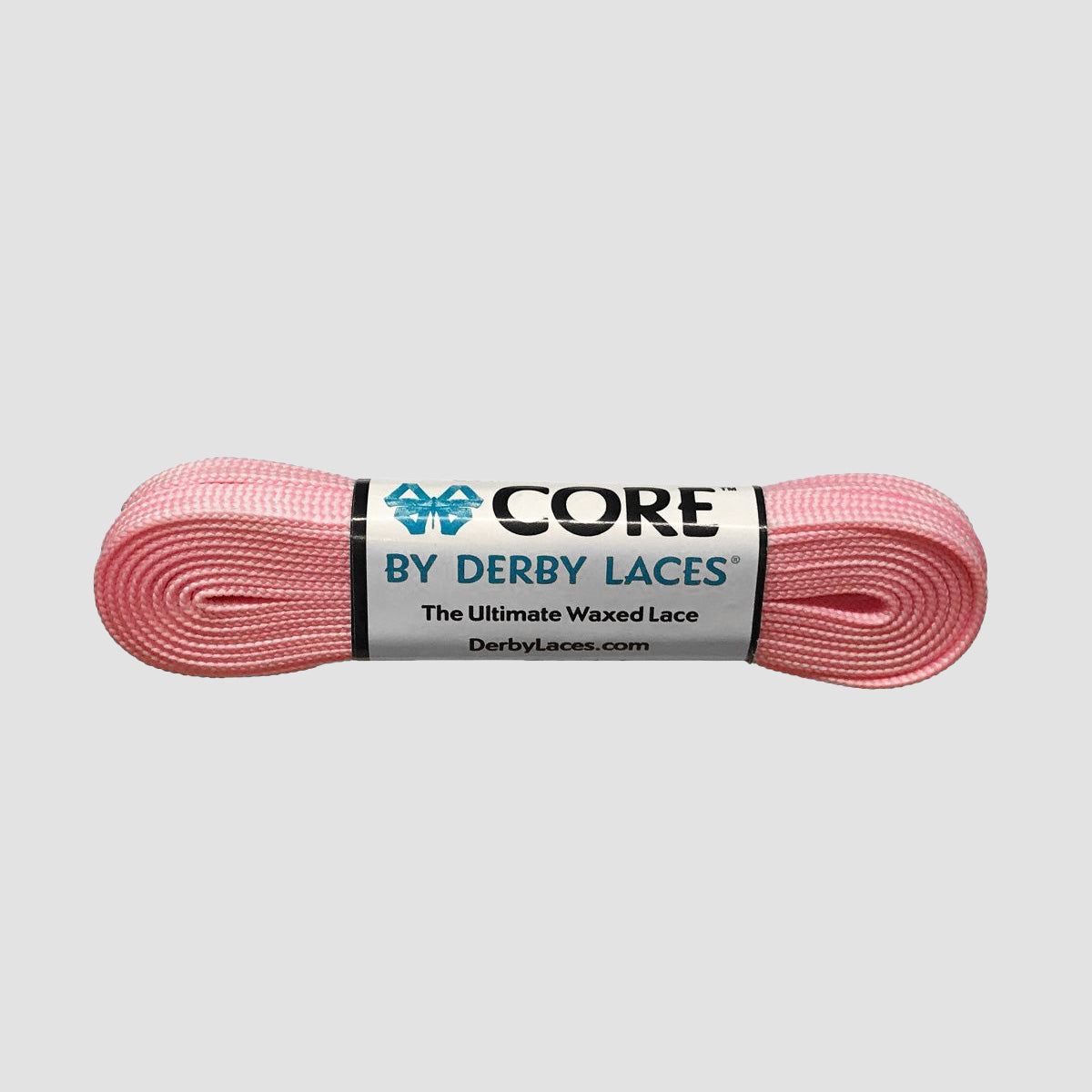 Derby Laces CORE 6mm 114cm Shoelaces Pink Cotton Candy