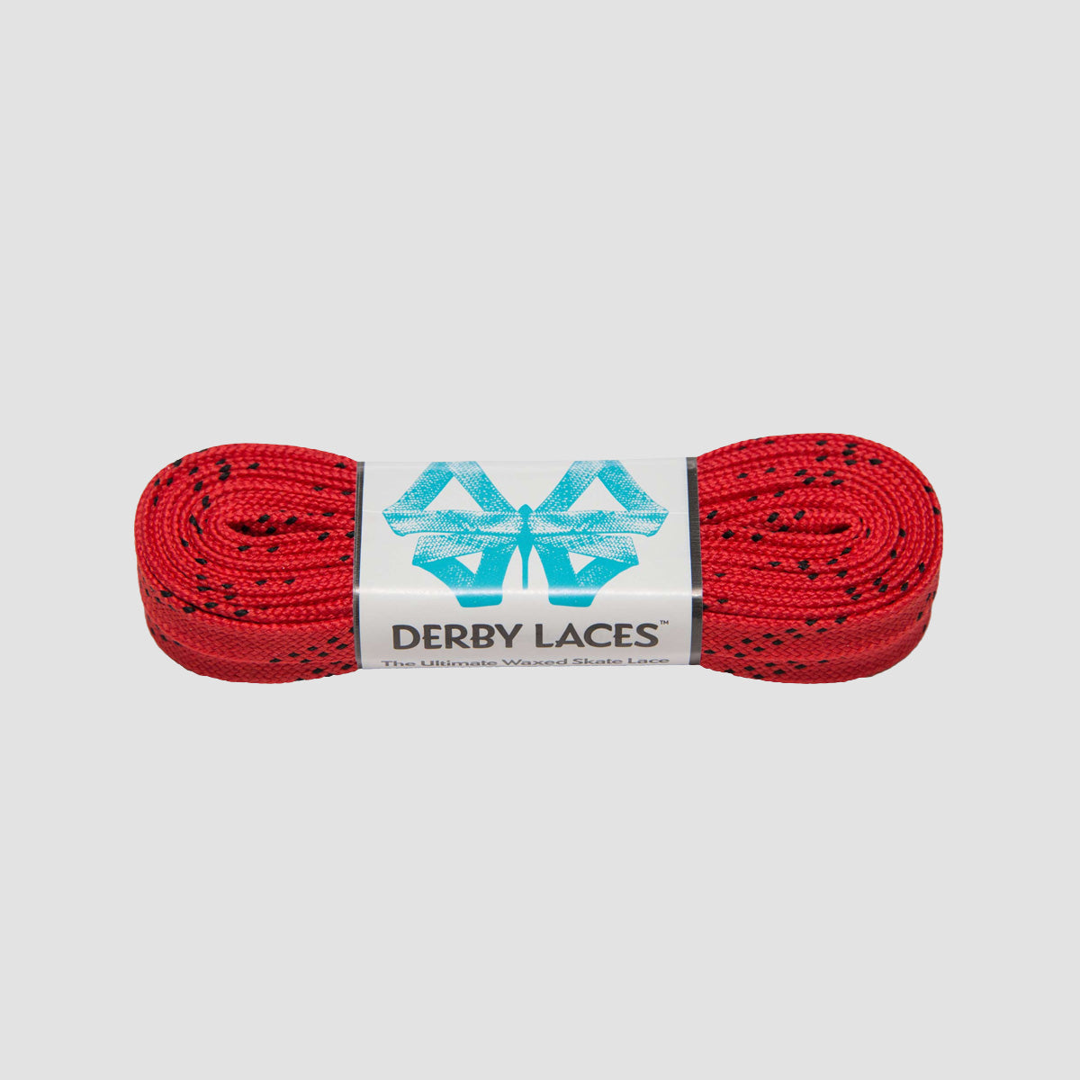 Derby Laces ORIGIN 10mm 274cm Waxed Boot/Skate Laces Red