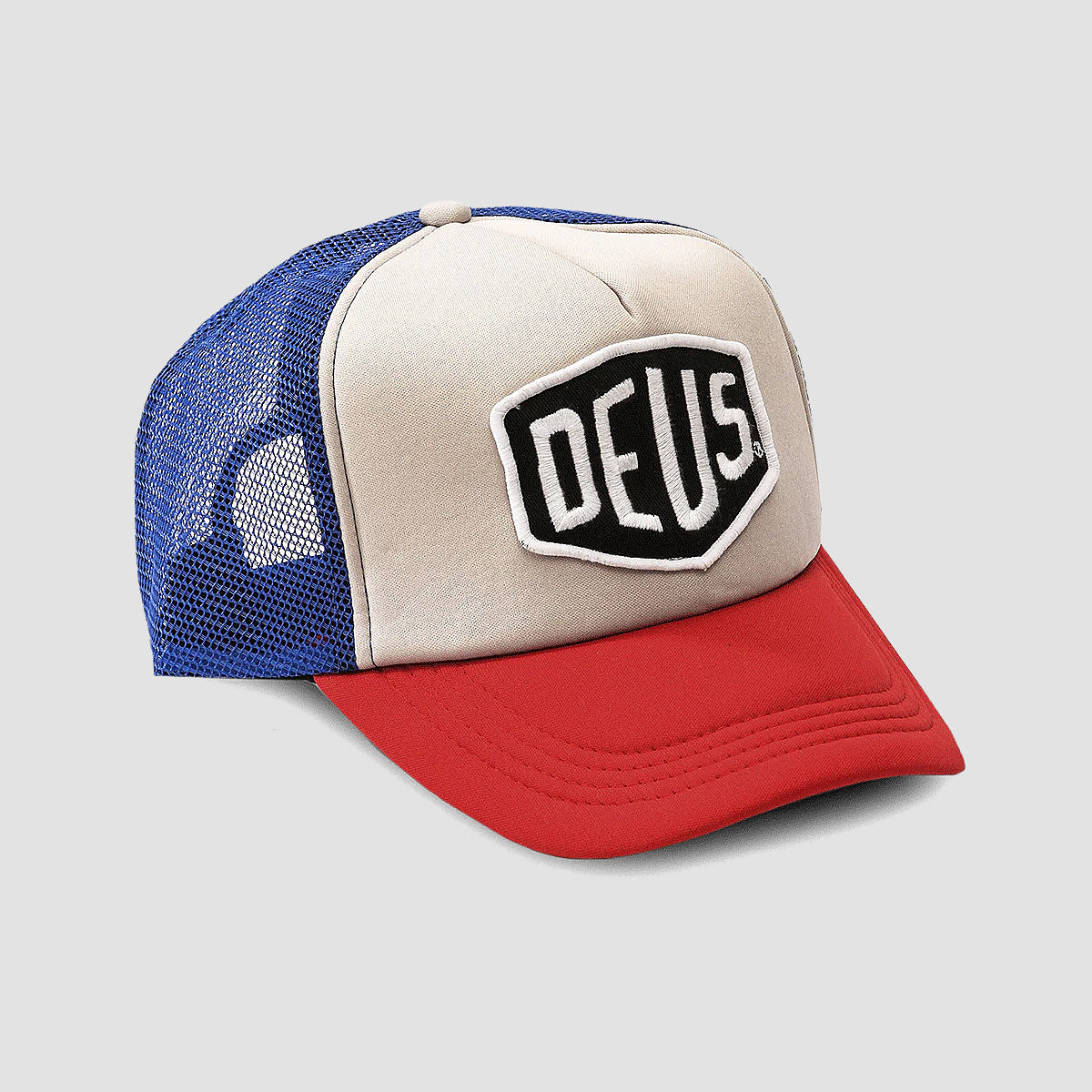 Deus Baylands Trucker Cap Blue/Red