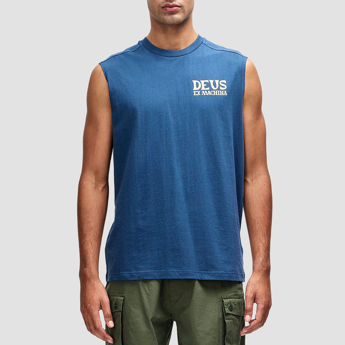 Deus Chinook Muscle Vest Mechanic Blue