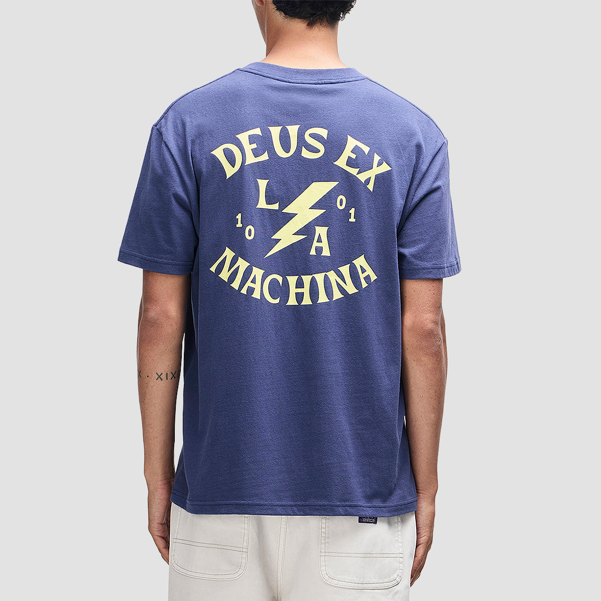 Deus Chinook T-Shirt Mechanic Blue