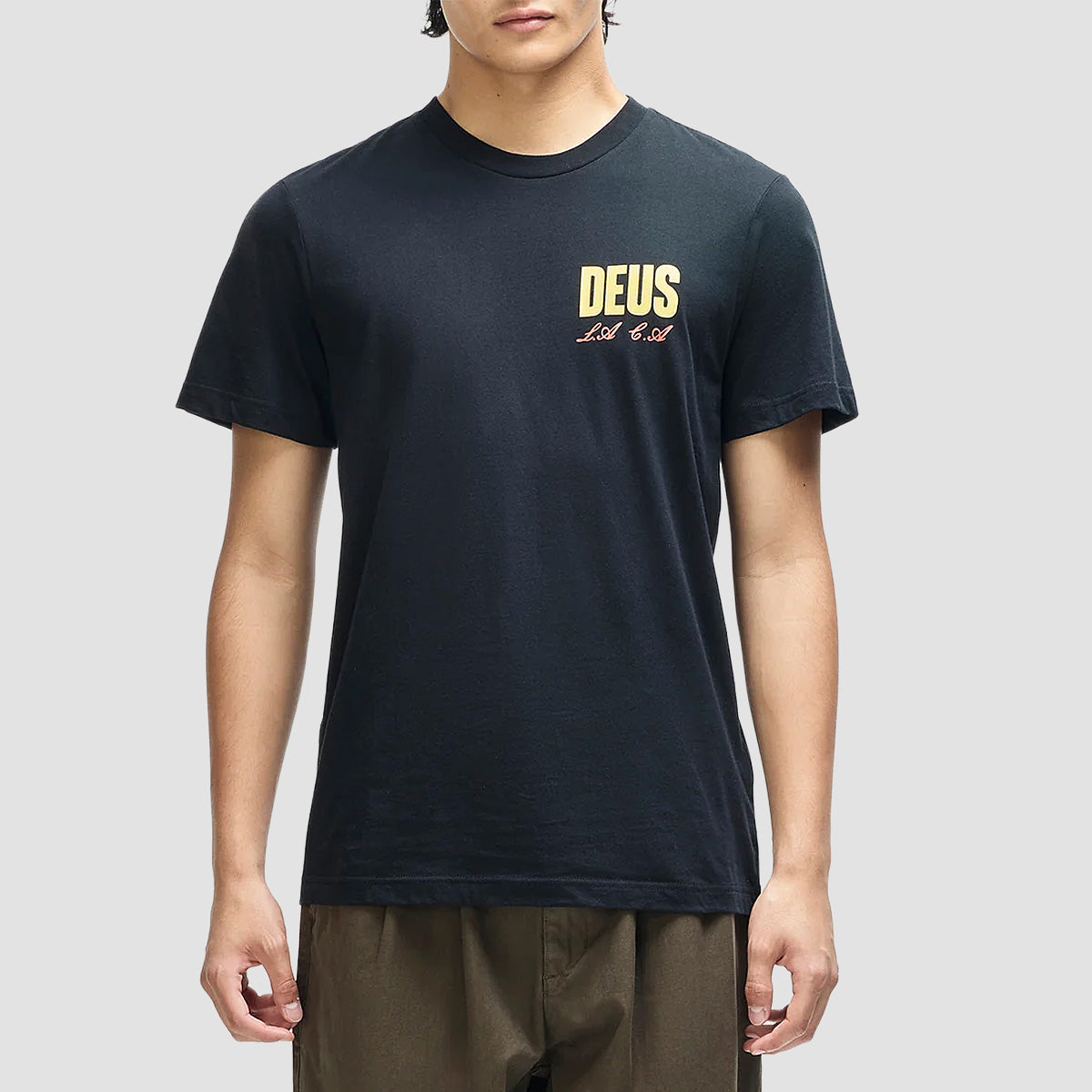 Deus Cutaway T-Shirt Black