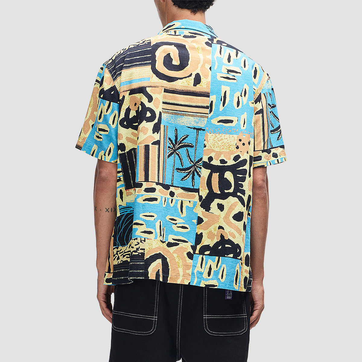 Deus Freamon Short Sleeve Shirt Yellow