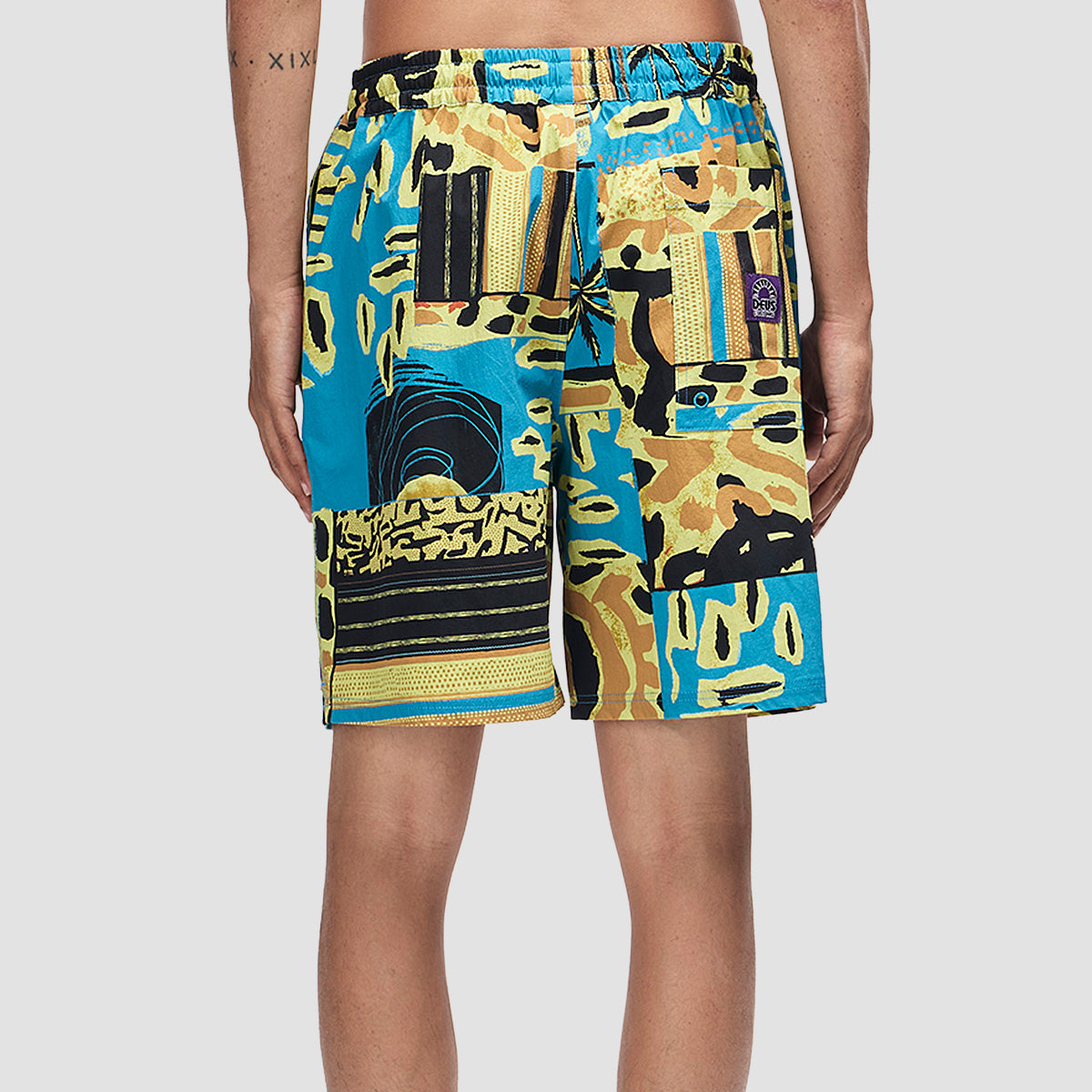 Deus Freamon Swim Shorts Yellow