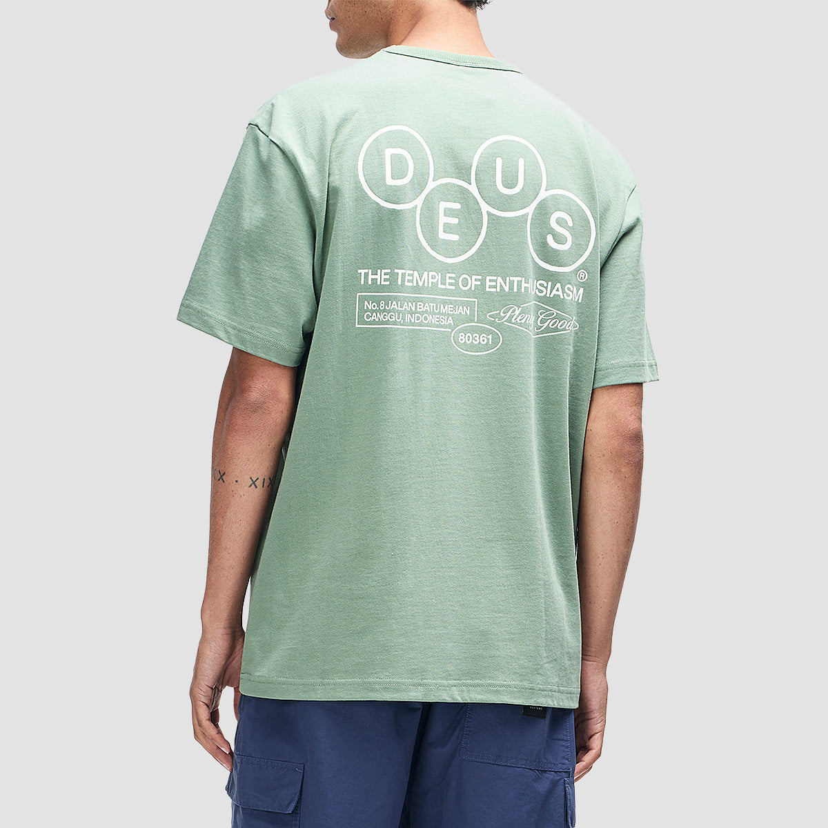 Deus Mechanism T-Shirt Loden Frost Green