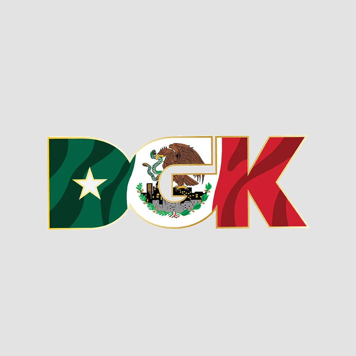 DGK Bandera Sticker 125x55mm