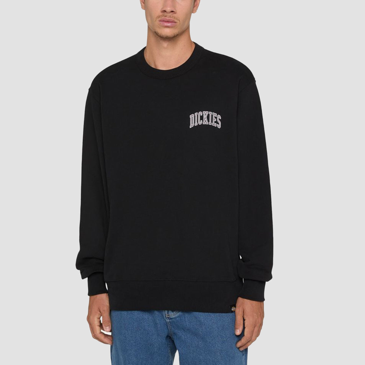 Dickies Aitkin Chest Sweatshirt Black/Plum Perfect