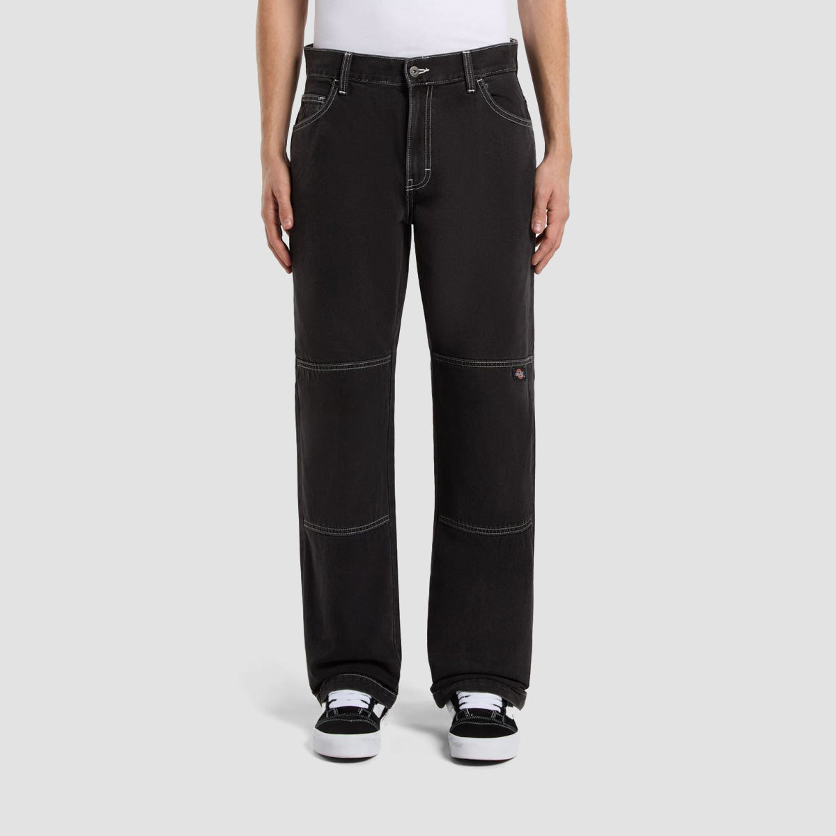 Dickies Double Knee Relaxed Fit Jeans Black Denim