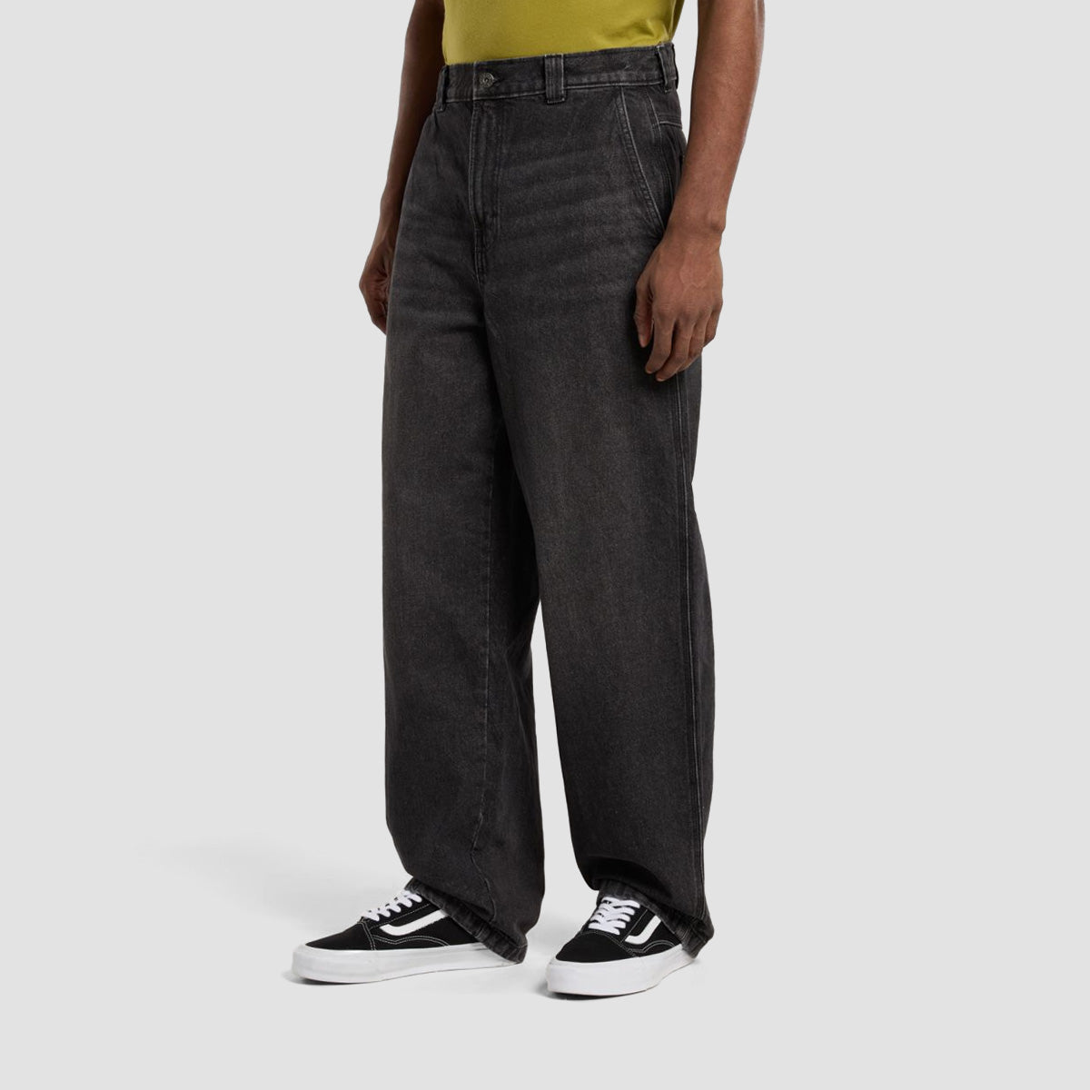 Dickies Madison Baggy Fit Jeans Black Wash Faded