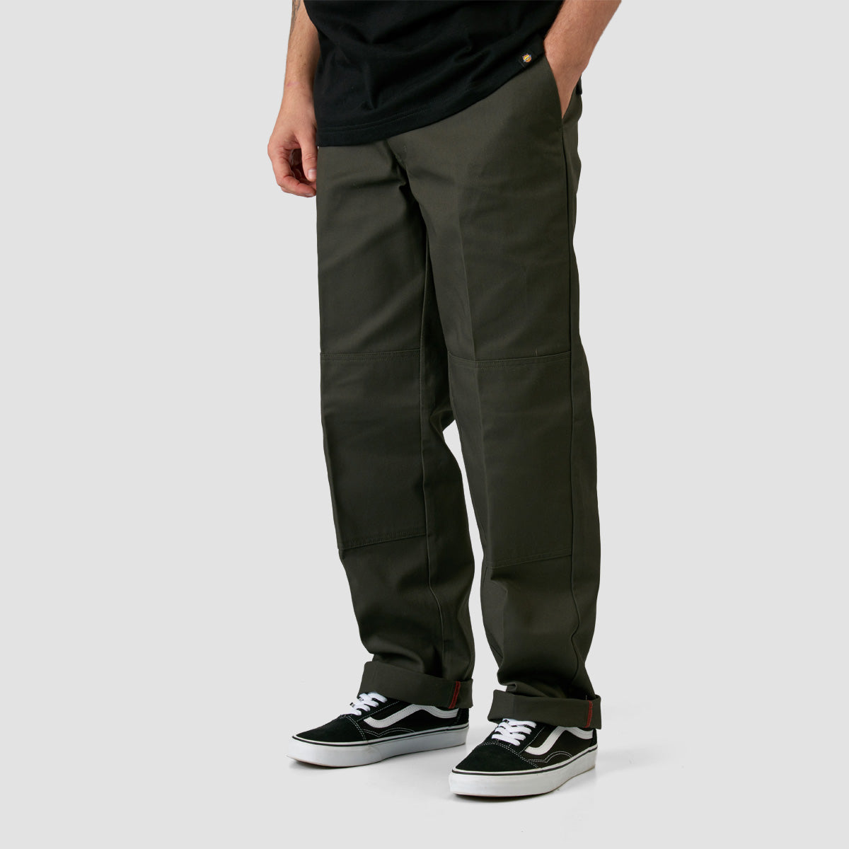 Dickies X Spitfire Double Knee Pants Olive Green