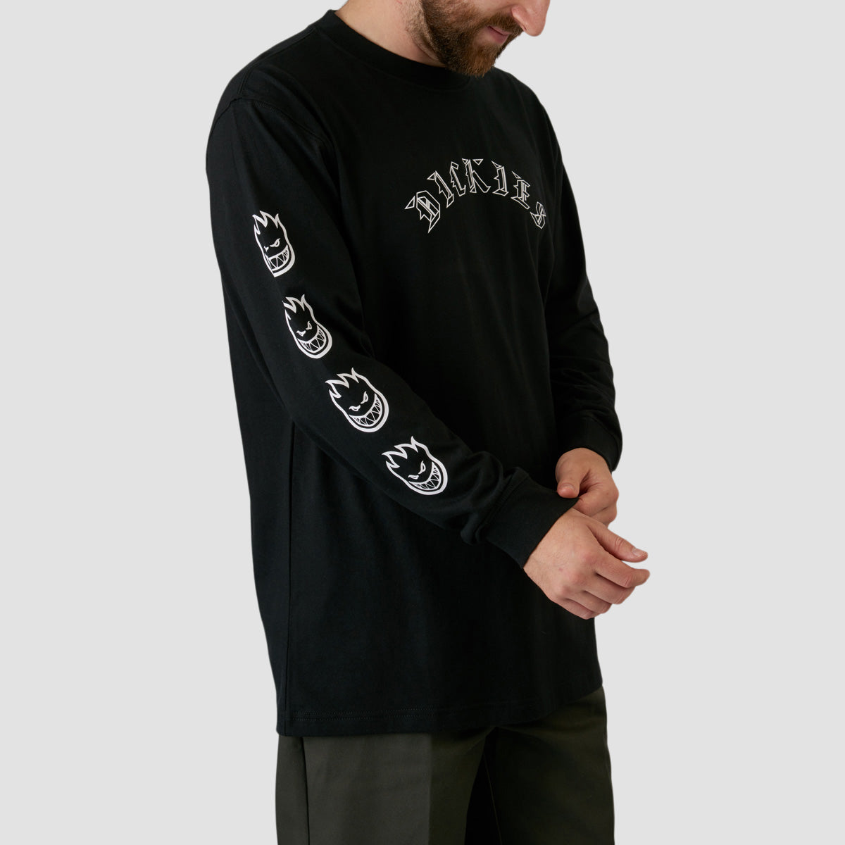 Dickies X Spitfire Longsleeve T-Shirt Black