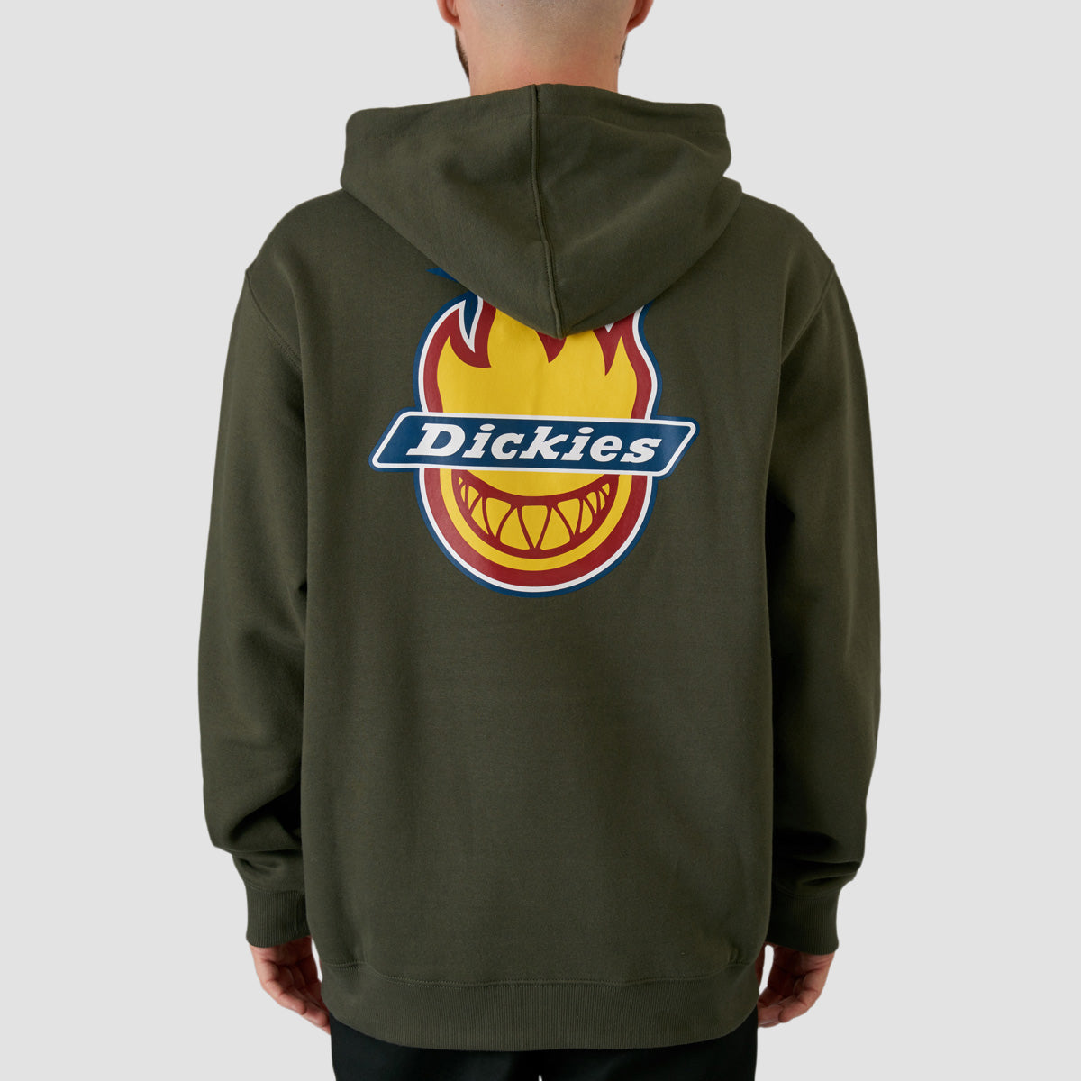 Dickies X Spitfire Pullover Hoodie Olive Green