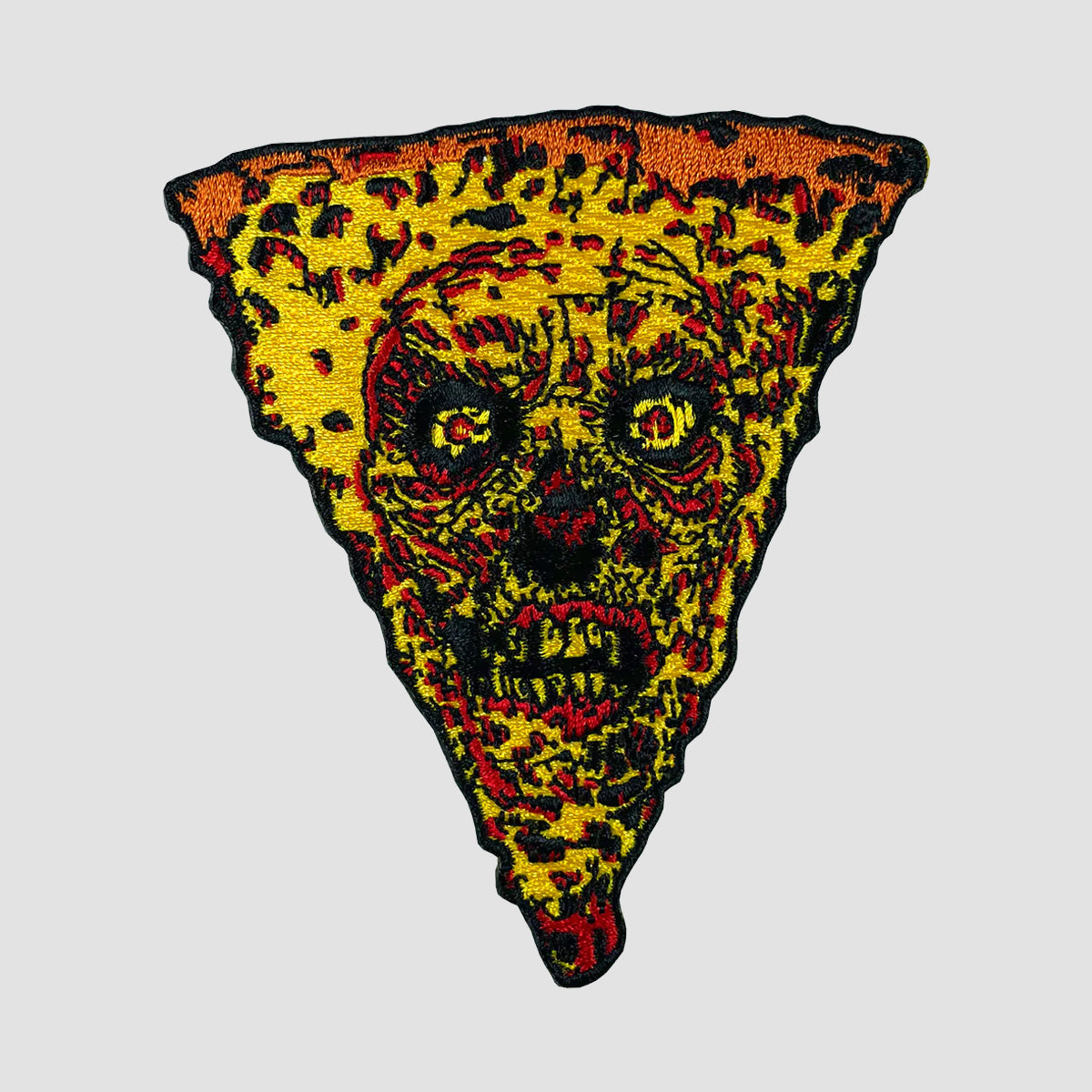 Dungeon Living Pizza Embroidered Patch Multi