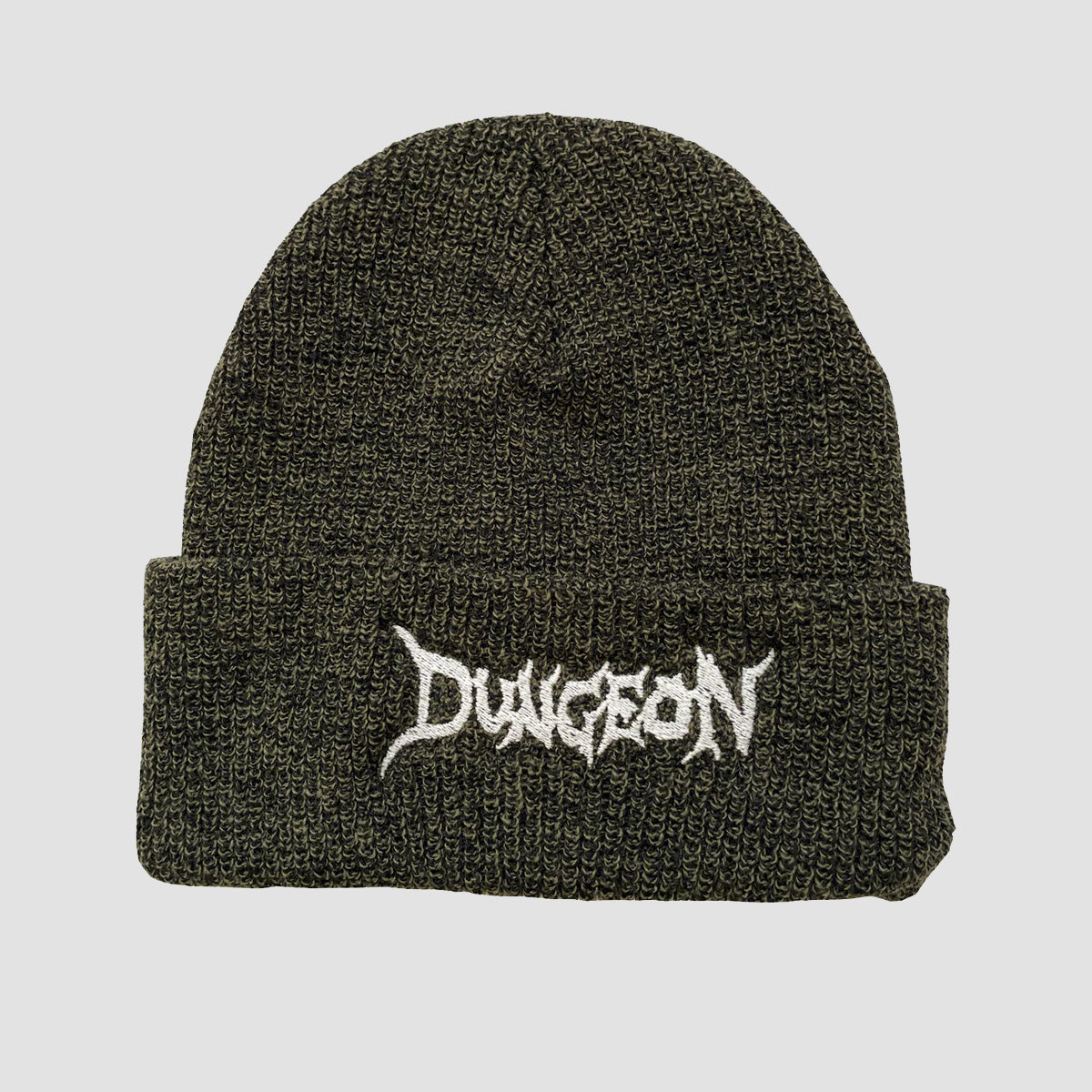 Dungeon Logo Beanie Moss/Glow In The Dark