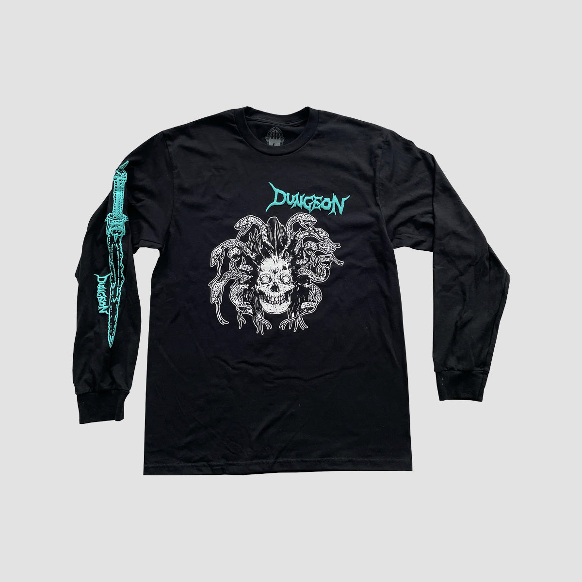 Dungeon Medusa Longsleeve T-Shirt Black