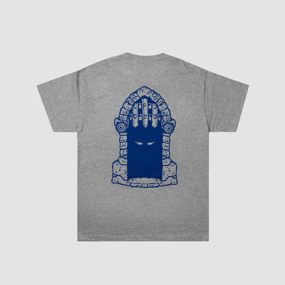 Dungeon Portcullis T-Shirt Grey/Blue