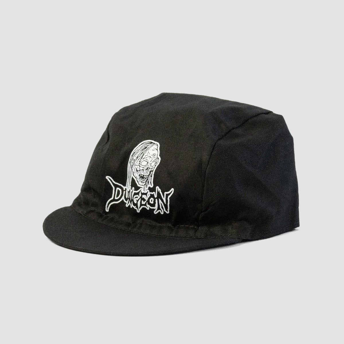 Dungeon Severed Head Cycling Cap Black/White