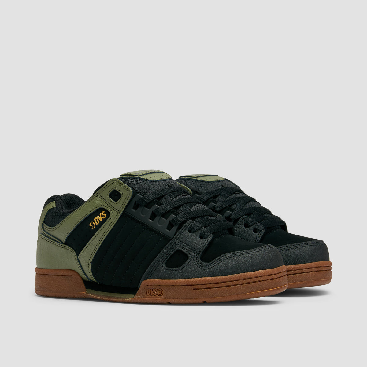 DVS Celsius Shoes - Black/Olive/Gum Nubuck