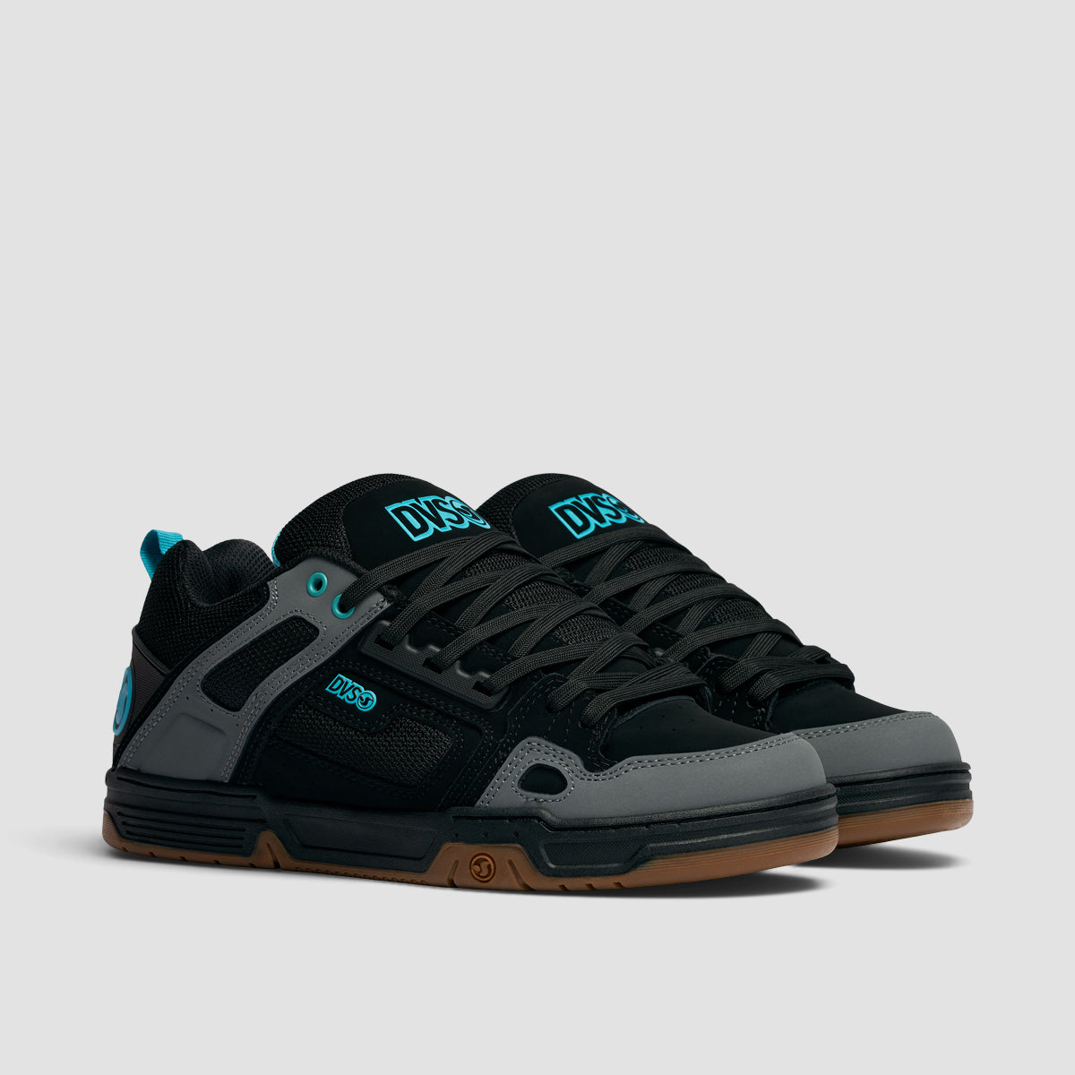 DVS Comanche Shoes - Black/Turquoise/Gum Nubuck