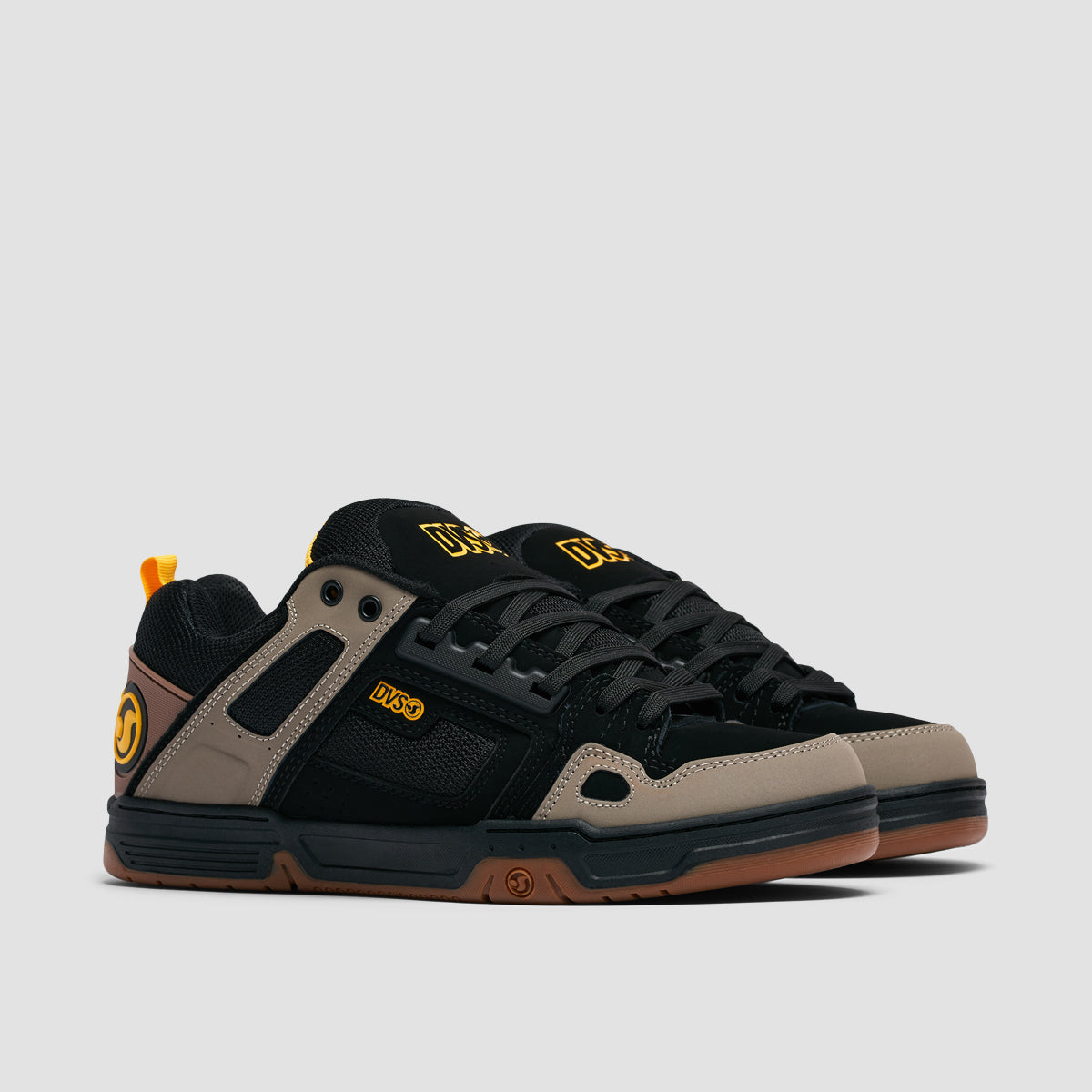 DVS Comanche Shoes - Brindle/Black/Yellow Nubuck