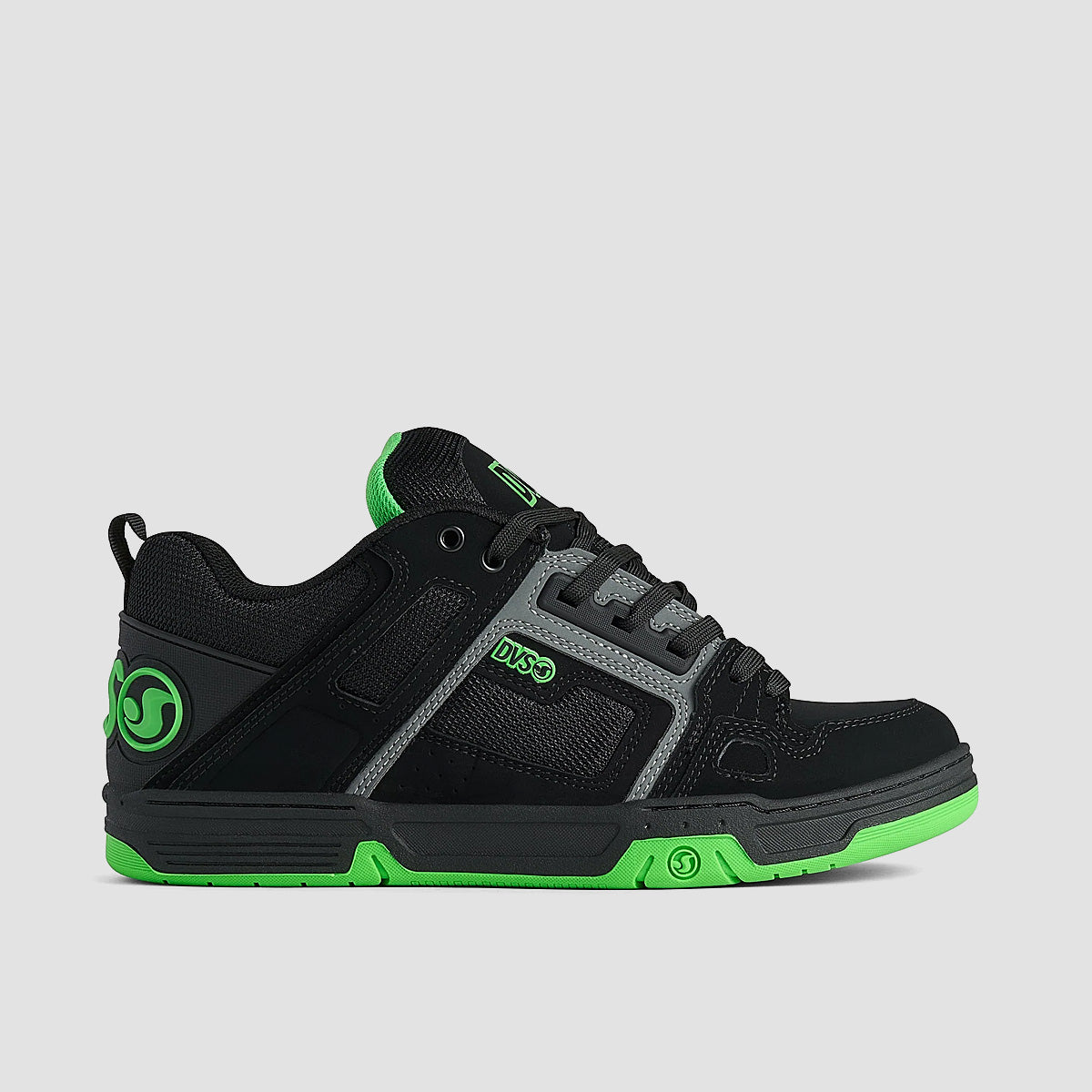 DVS Comanche Shoes - Black/Charcoal/Lime