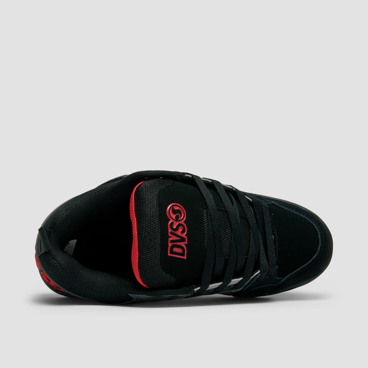 DVS Comanche Shoes - Black/Charcoal/Red Nubuck