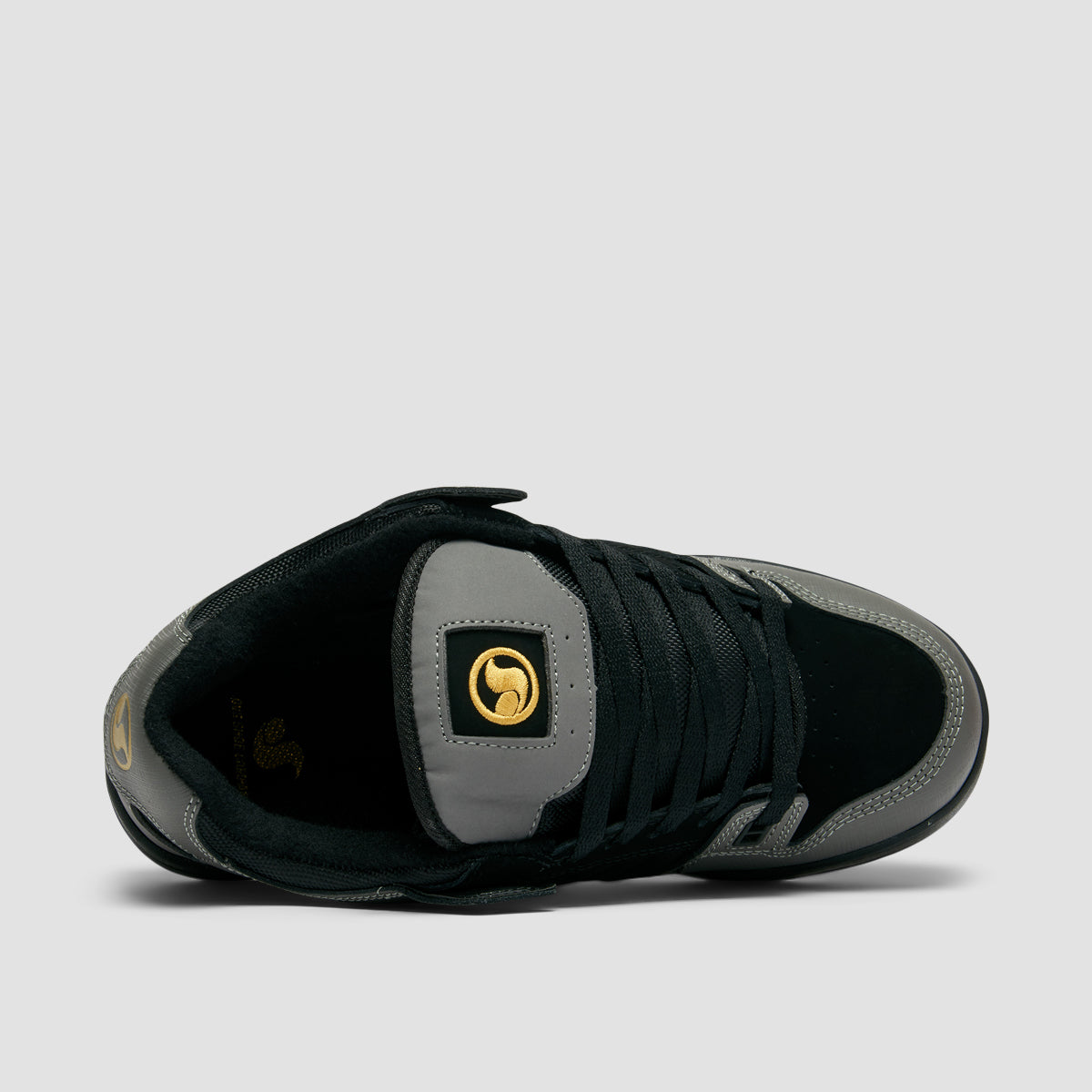 DVS Militia Shoes - Charcoal/Black/Gold Nubuck