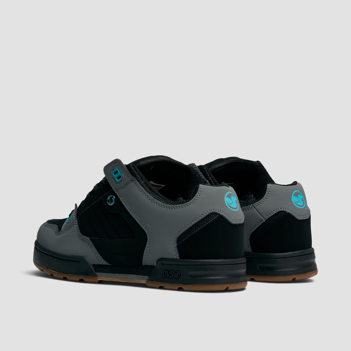 DVS Militia Snow Shoes - Black/Turquoise/Gum Nubuck