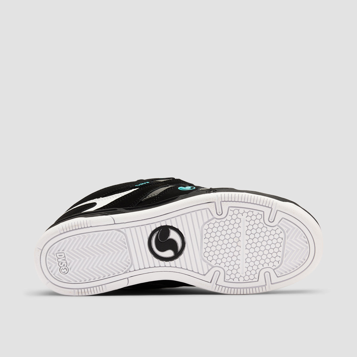 DVS Primo Shoes - Black/Charcoal/Turquois Nubuck